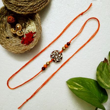 Wooden, Acrylic Beads Rakhi for Festive Gifting